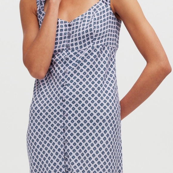 Madewell Cap Sleeve Button Up Mini Dress - Picture 3 of 6